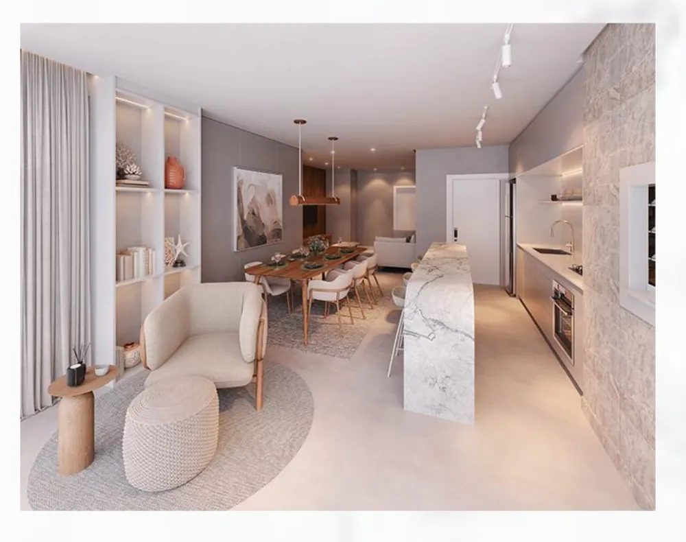 Apartamento 3 quartos para venda no bairro Perequê em Porto Belo