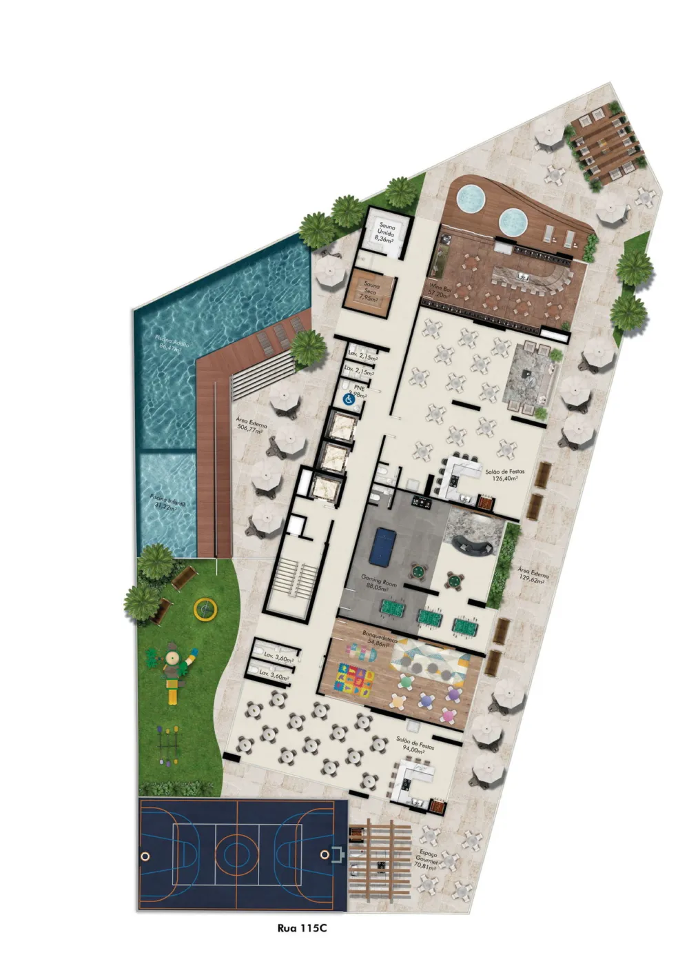 Apartamento 4 quartos para venda no bairro Centro em Itapema