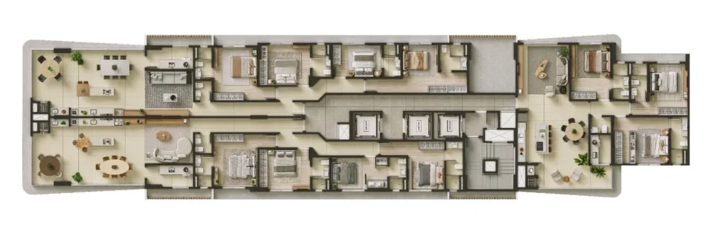 Apartamento 4 quartos para venda no bairro Perequê em Porto Belo