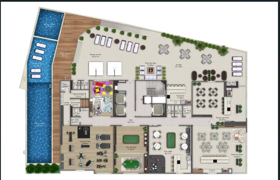 Apartamento para venda no bairro Perequê em Porto Belo