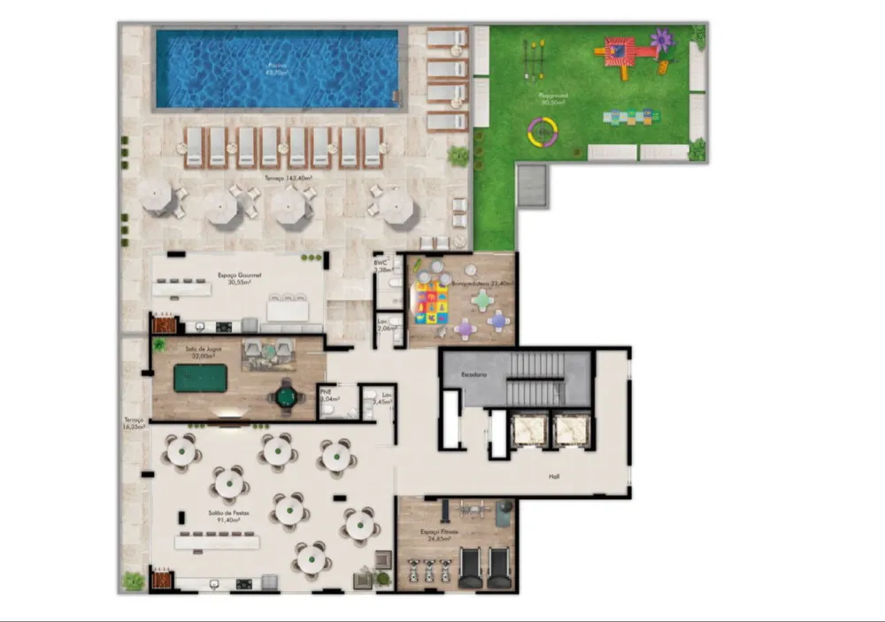 Apartamento 3 quartos para venda no bairro Meia Praia em Itapema